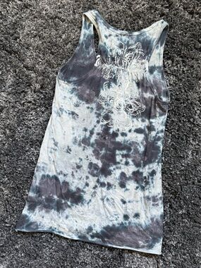 Gypsy O5 Tie Dye Cotton Tank- Size Large